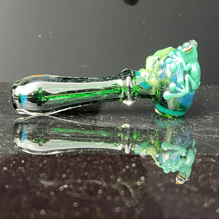 Exp Jade Frog Drip Pipe Glass Pipe Beezy Glass   