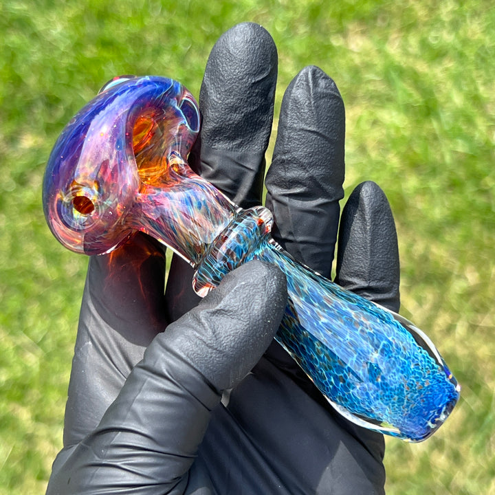 Mushroom Purple Magic Pipe Glass Pipe Beezy Glass   