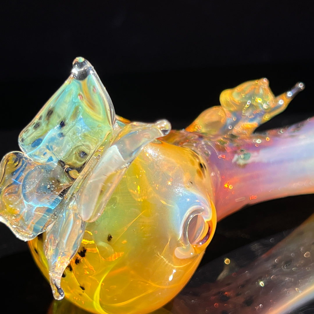 Butterfly Spoon Glass Pipe Street Kitty Glass   