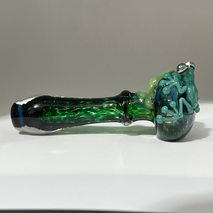 Exp Jade Frog Drip Pipe Glass Pipe Beezy Glass   