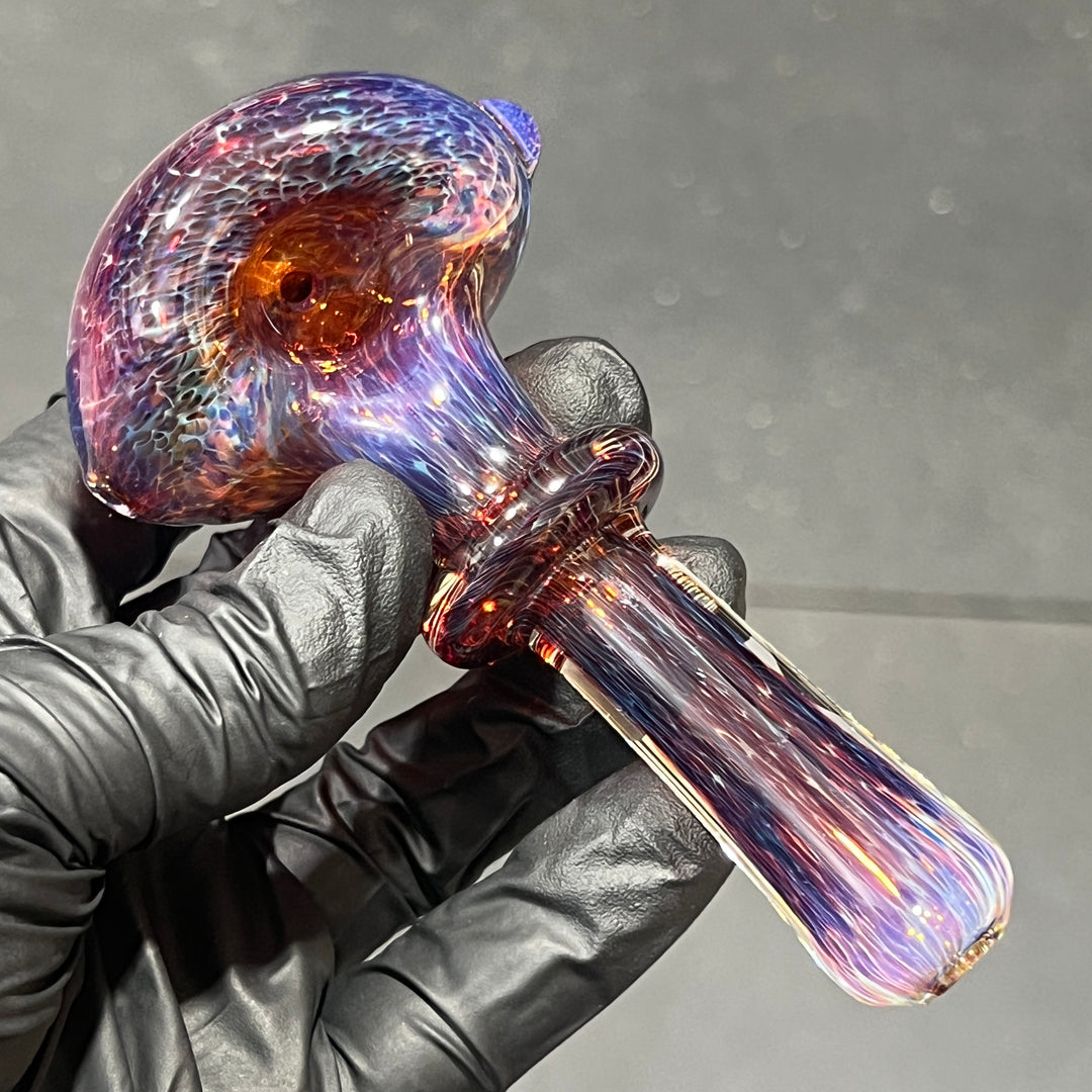 Thick Purple Pipe Glass Pipe Chuck Glass