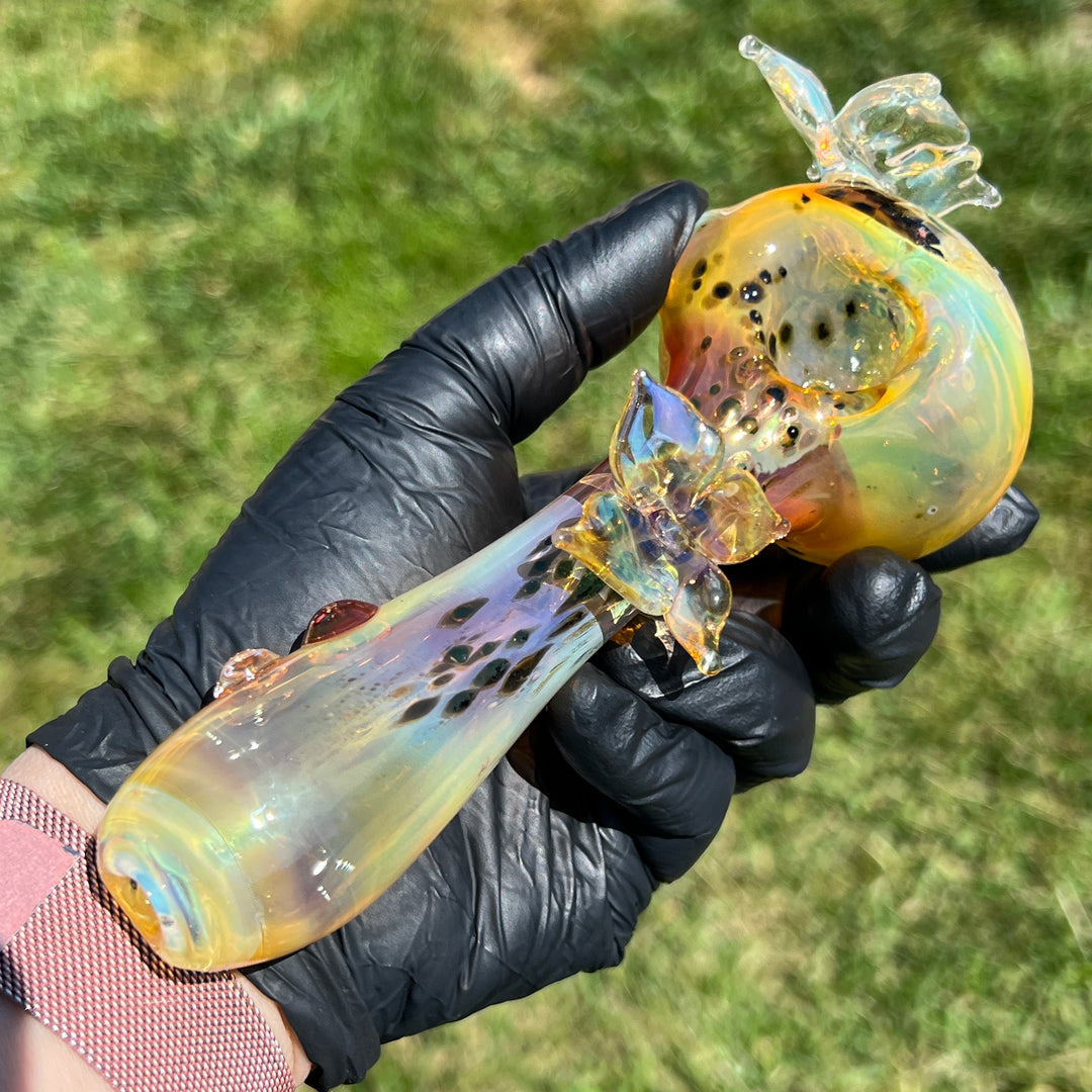 Butterfly Spoon Glass Pipe Street Kitty Glass   