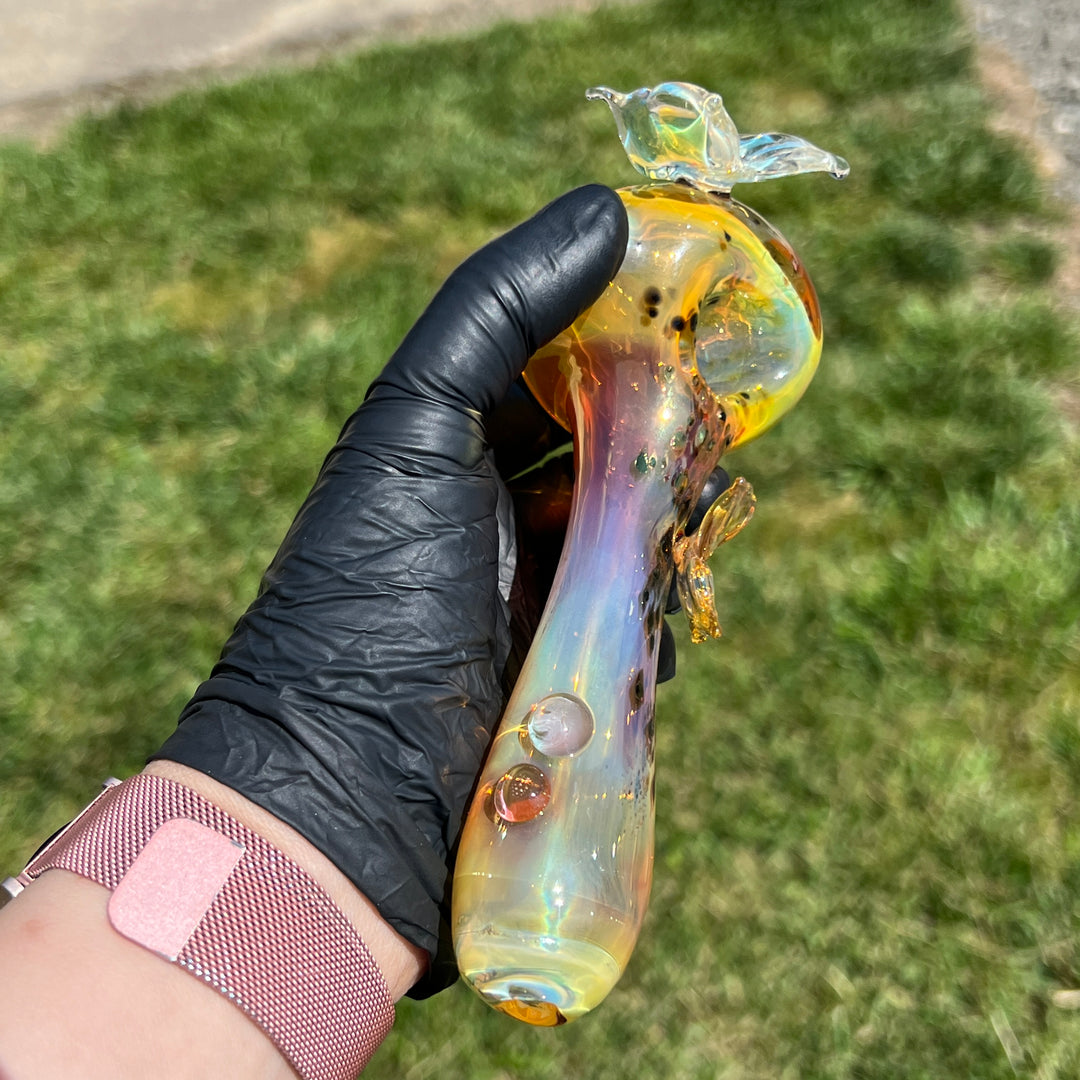 Butterfly Spoon Glass Pipe Street Kitty Glass   