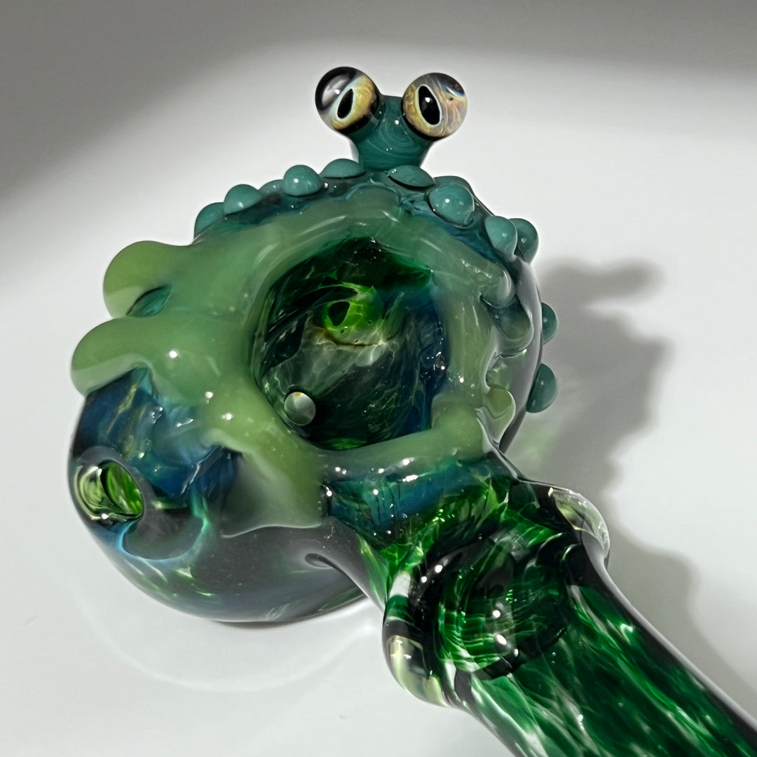 Exp Jade Frog Drip Pipe Glass Pipe Beezy Glass   