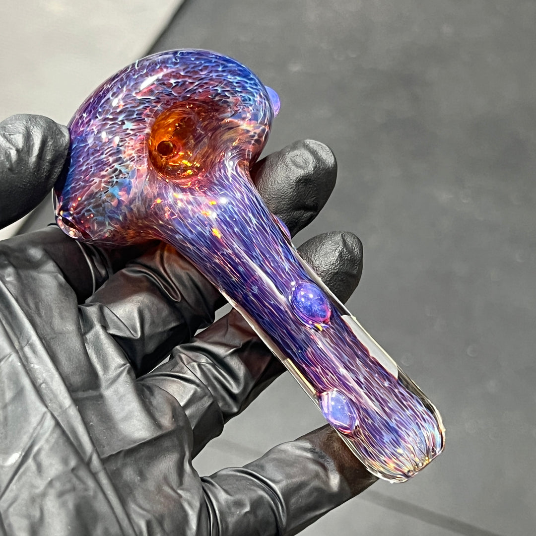 Thick Purple Pipe Glass Pipe Chuck Glass