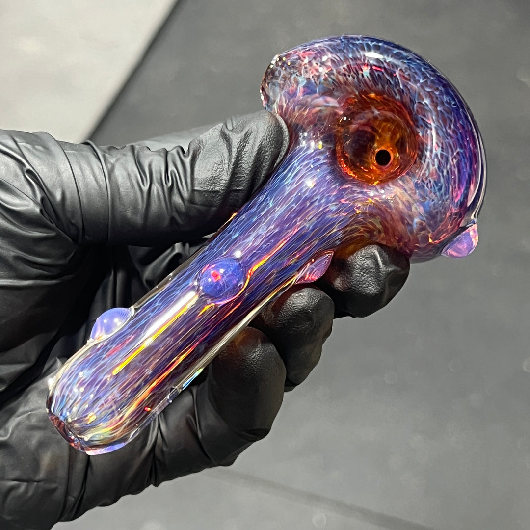 Thick Purple Pipe Glass Pipe Chuck Glass