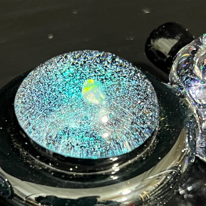 Dicro Opal Marble Spoon Glass Pipe TG   