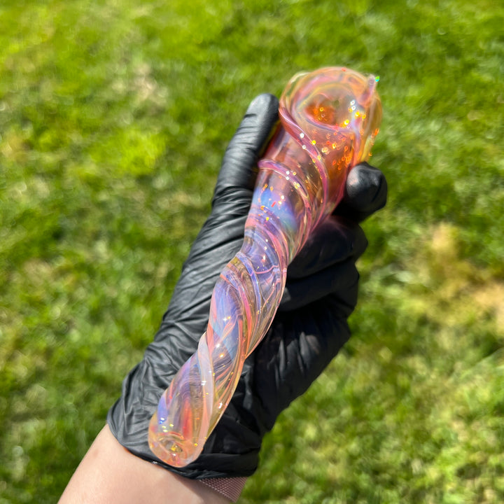 Unicorn Twist Pipe Glass Pipe Street Kitty Glass   