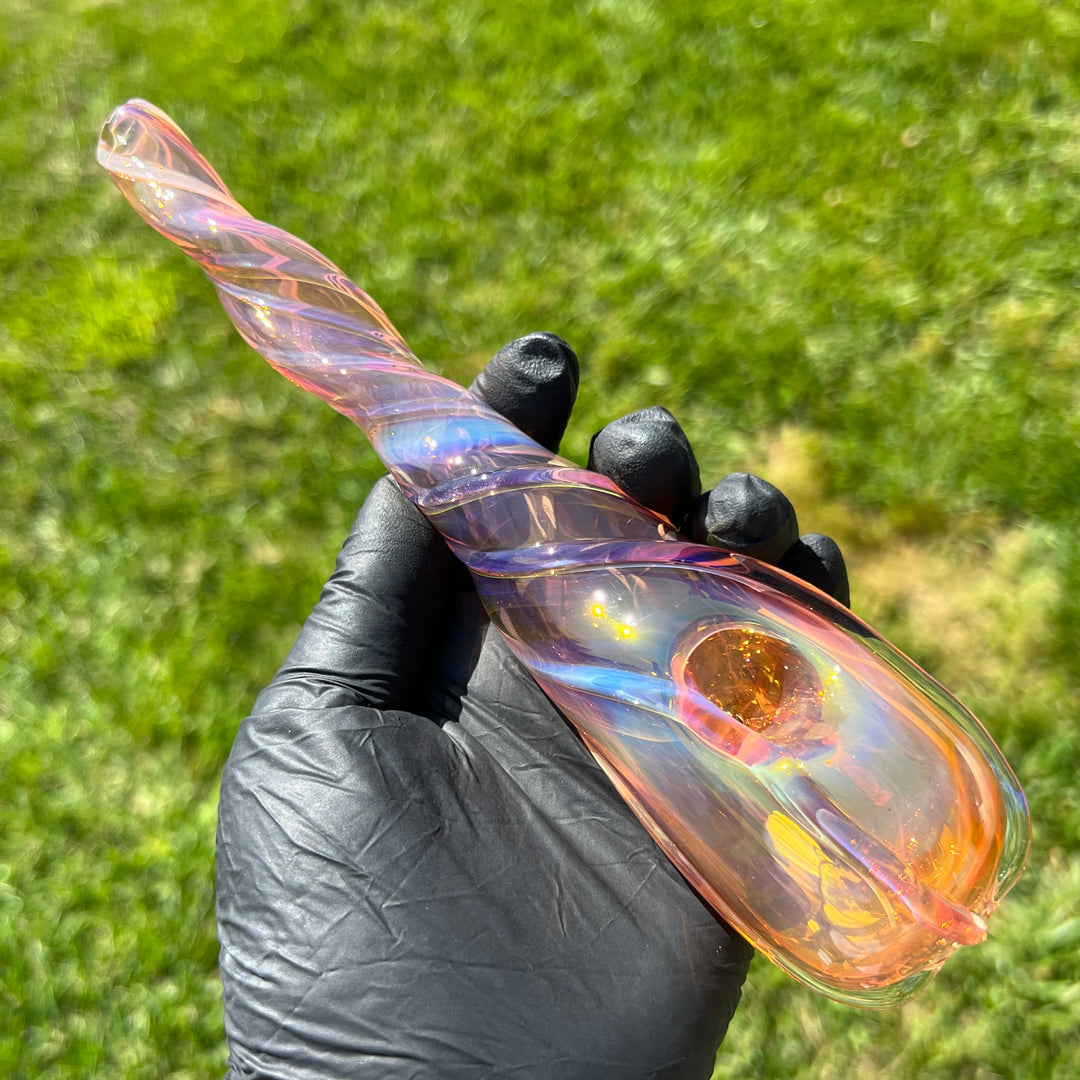 Unicorn Twist Pipe Glass Pipe Street Kitty Glass   