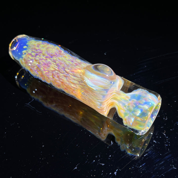 Purple Nebula Chillum Glass Pipe Tako Glass   