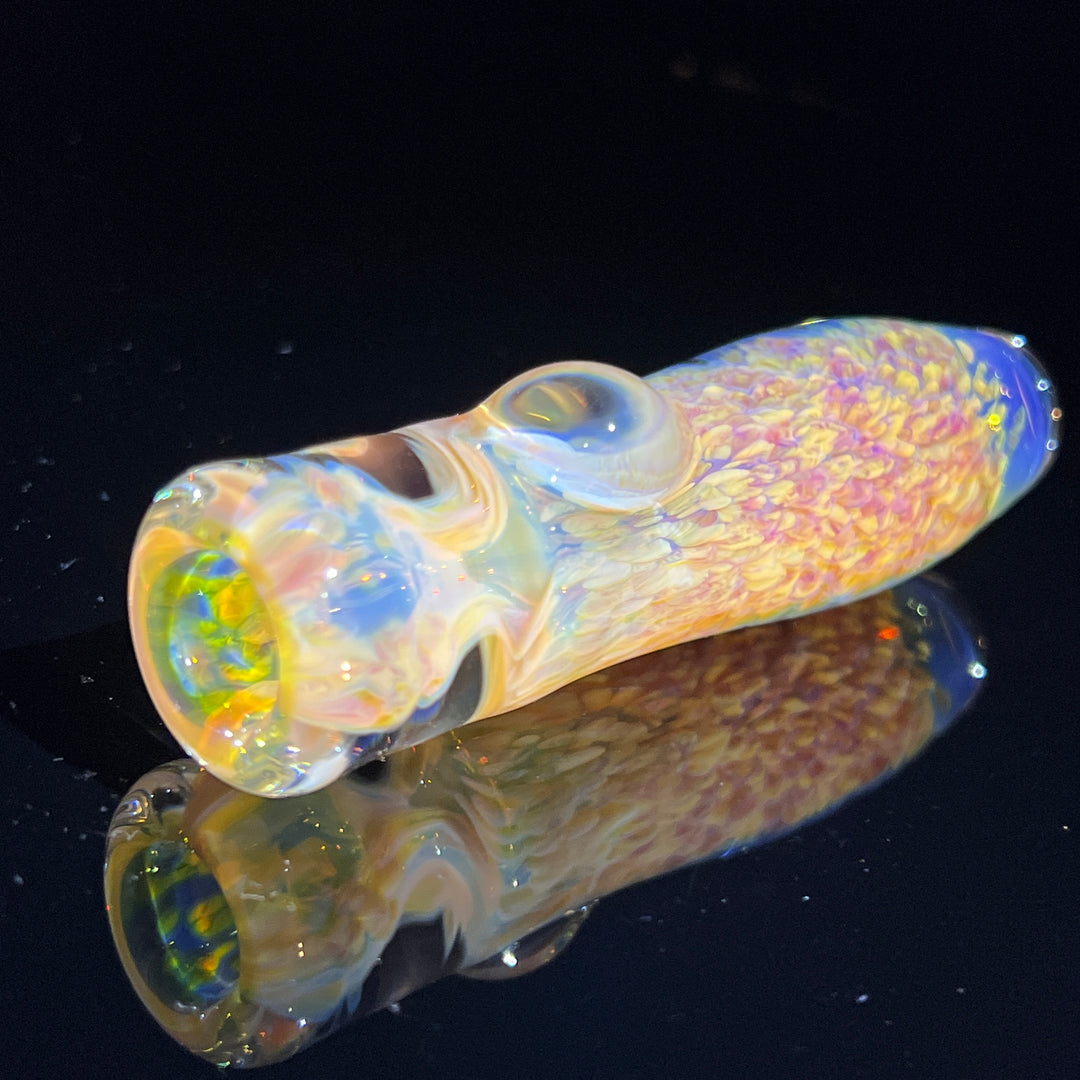 Purple Nebula Chillum Glass Pipe Tako Glass   