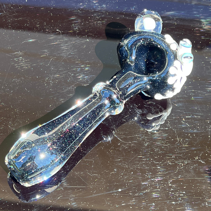 Frog Spoon with Opal Glass Pipe Beezy Glass   