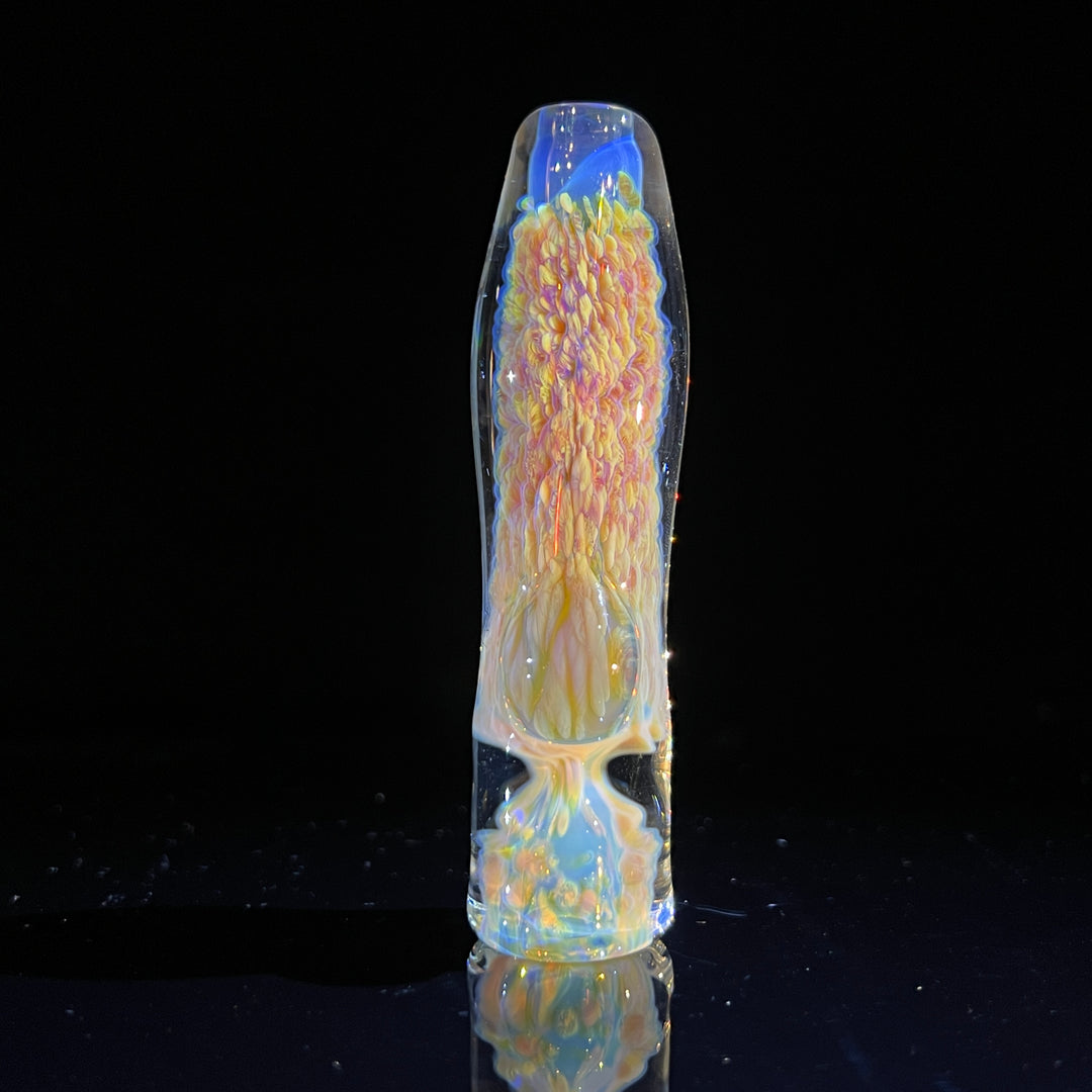 Purple Nebula Chillum Glass Pipe Tako Glass   