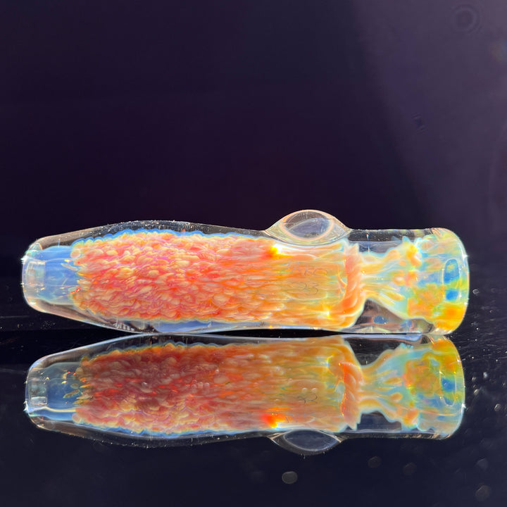 Purple Nebula Chillum Glass Pipe Tako Glass   