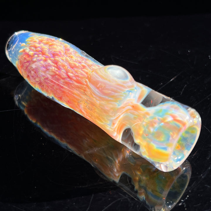 Purple Nebula Chillum Glass Pipe Tako Glass   