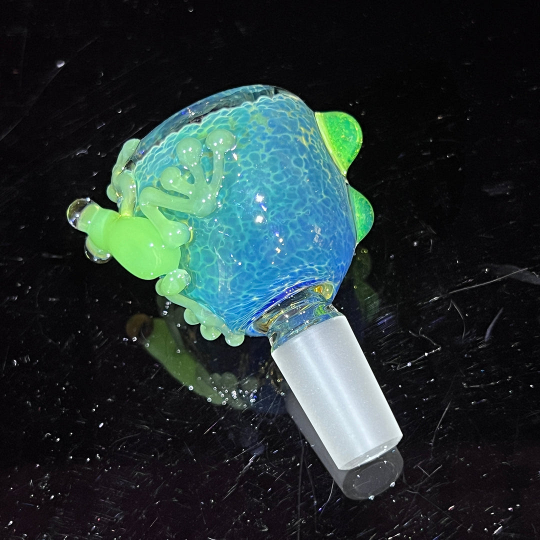 14 mm Green Frog PullSlide Custom Accessory Beezy Glass   