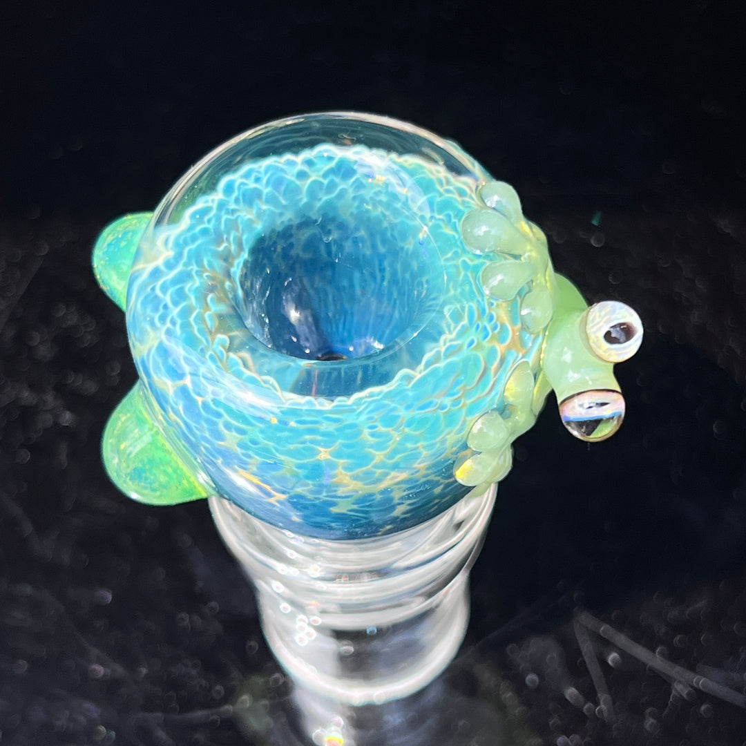 14 mm Green Frog PullSlide Custom Accessory Beezy Glass   