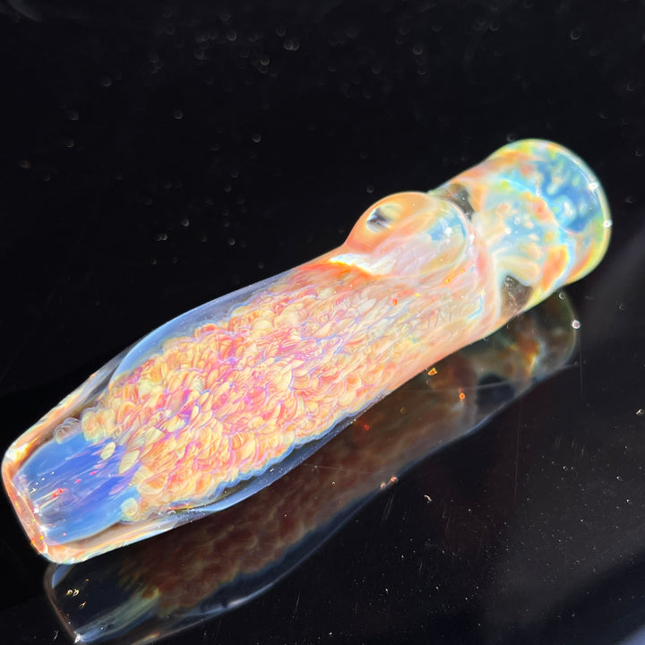 Purple Nebula Chillum Glass Pipe Tako Glass   