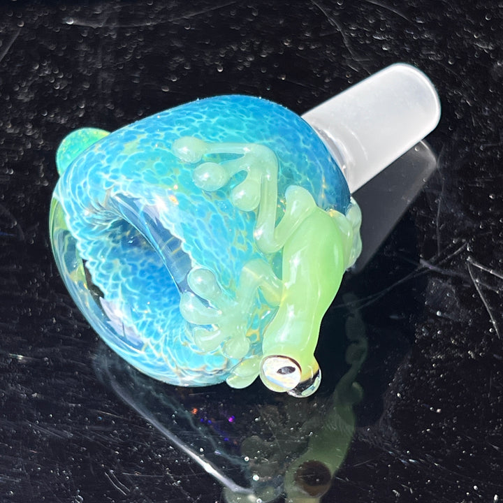 14 mm Green Frog PullSlide Custom Accessory Beezy Glass   