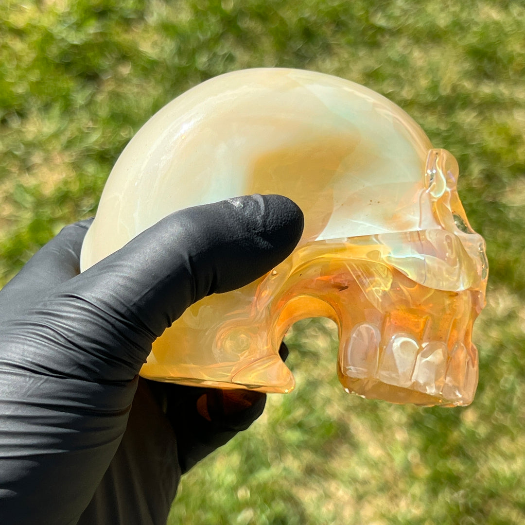 Glass Skull Pipe Glass Pipe Deviant Glass   