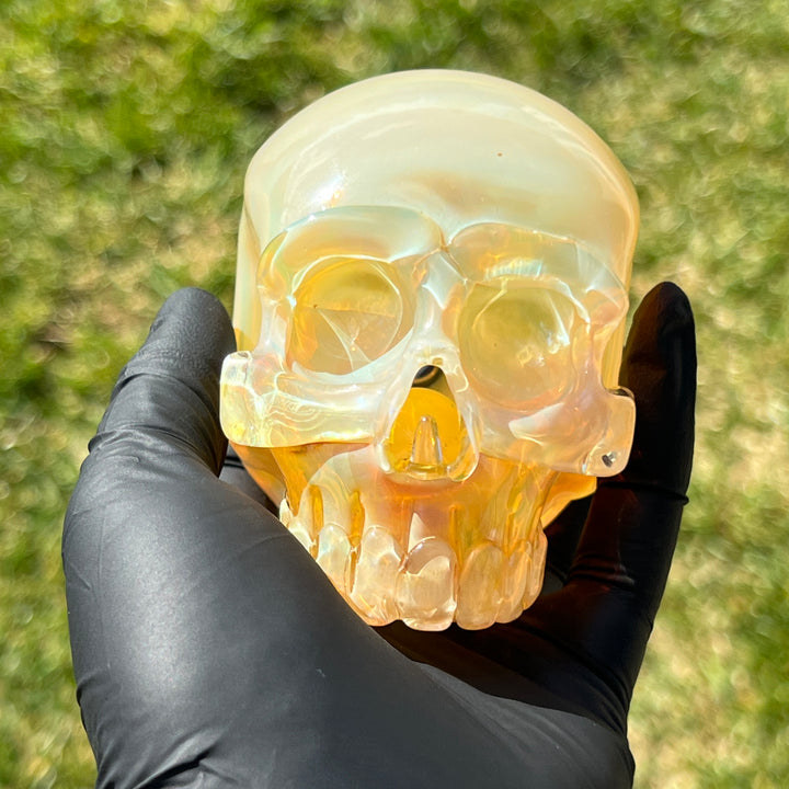 Glass Skull Pipe Glass Pipe Deviant Glass   