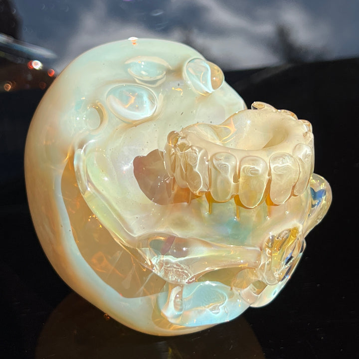 Glass Skull Pipe Glass Pipe Deviant Glass   