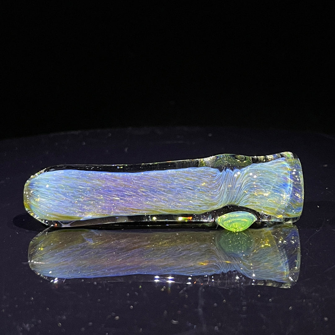 Mystery Aventurine Chillum Glass Pipe Chuck Glass   