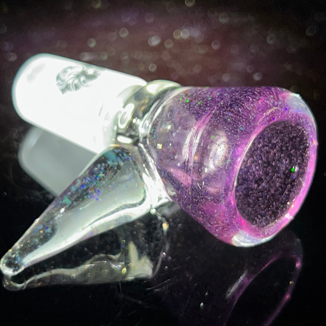 14mm Purple Crushed Opal Martini Pullslide Accessory Tako Glass   