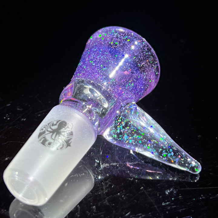 14mm Purple Crushed Opal Martini Pullslide Accessory Tako Glass   