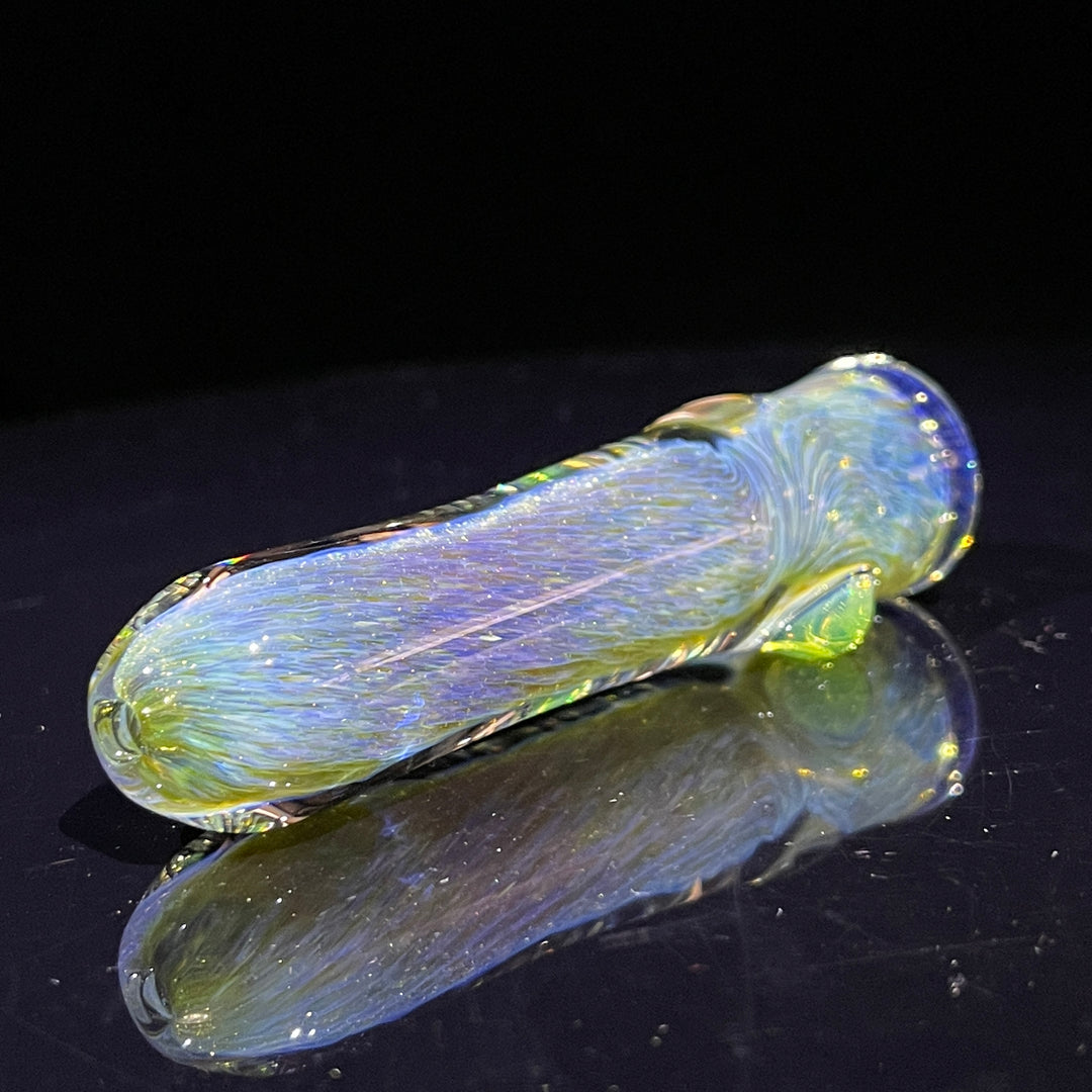 Mystery Aventurine Chillum Glass Pipe Chuck Glass   