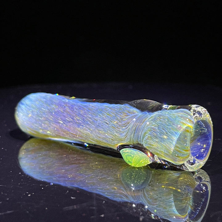 Mystery Aventurine Chillum Glass Pipe Chuck Glass   