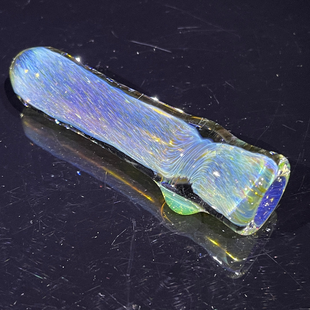 Mystery Aventurine Chillum Glass Pipe Chuck Glass   