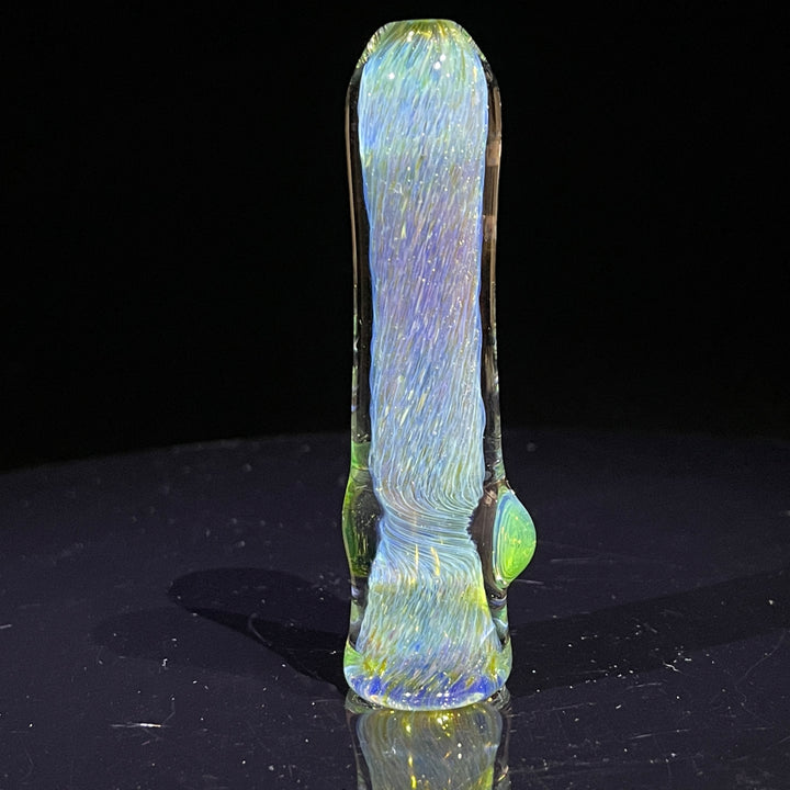 Mystery Aventurine Chillum Glass Pipe Chuck Glass   