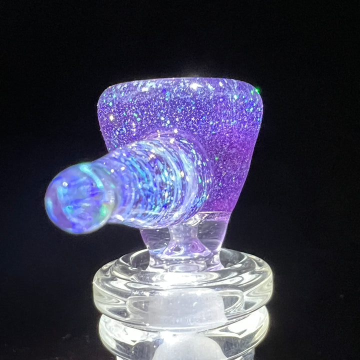 14mm Purple Crushed Opal Martini Pullslide Accessory Tako Glass   