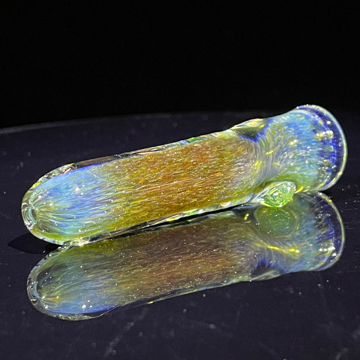 Mystery Aventurine Chillum Glass Pipe Chuck Glass   