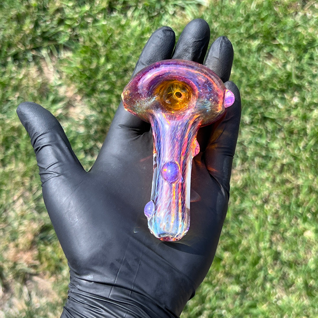 Thick Purple Pipe Glass Pipe Chuck Glass   