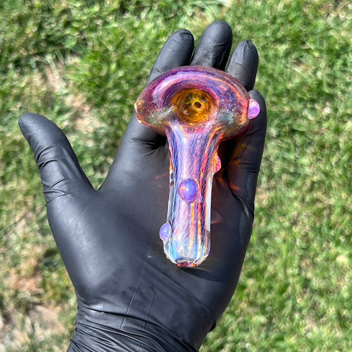 Thick Purple Pipe Glass Pipe Chuck Glass   