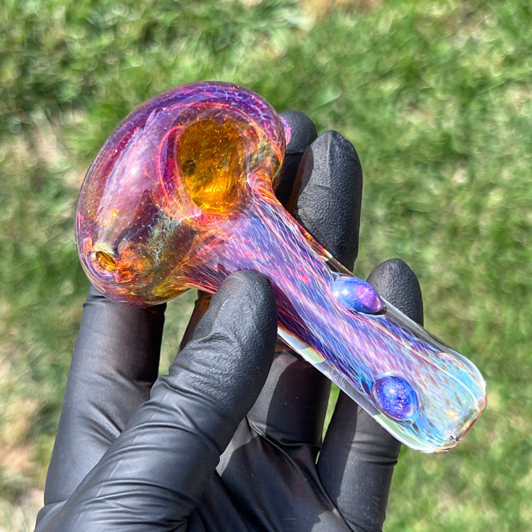 Thick Purple Pipe Glass Pipe Chuck Glass   