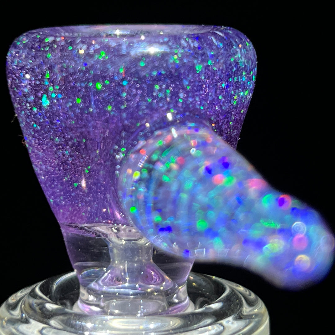 14mm Purple Crushed Opal Martini Pullslide Accessory Tako Glass   