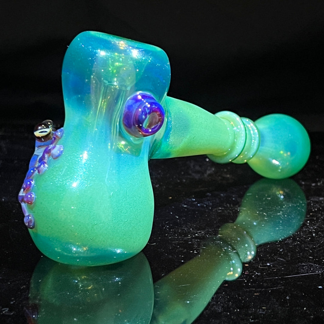 Lush Green Frog Bubbler Glass Pipe Beezy Glass   