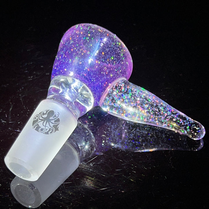 14mm Purple Crushed Opal Martini Pullslide Accessory Tako Glass   