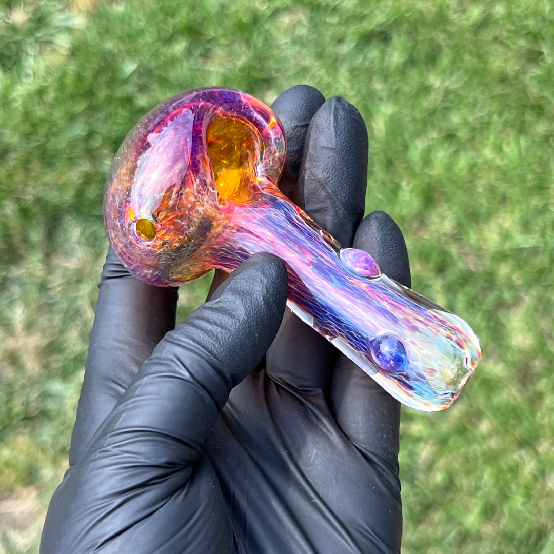 Thick Purple Pipe Glass Pipe Chuck Glass   