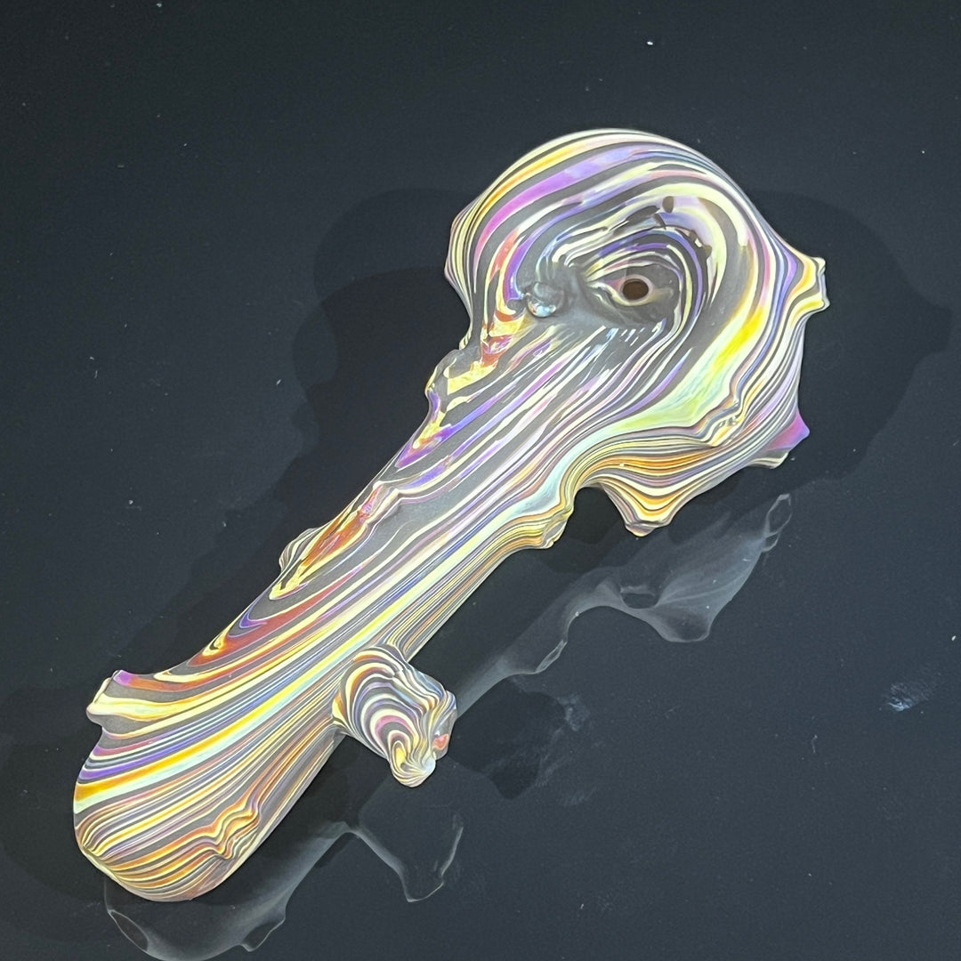 Woodgrain Branch Spoon Glass Pipe Wazoo Glass