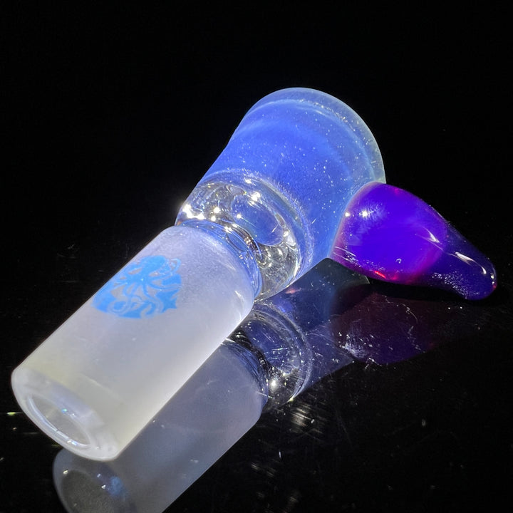 14mm Light Satin Blue Martini Pullslide Accessory Tako Glass   