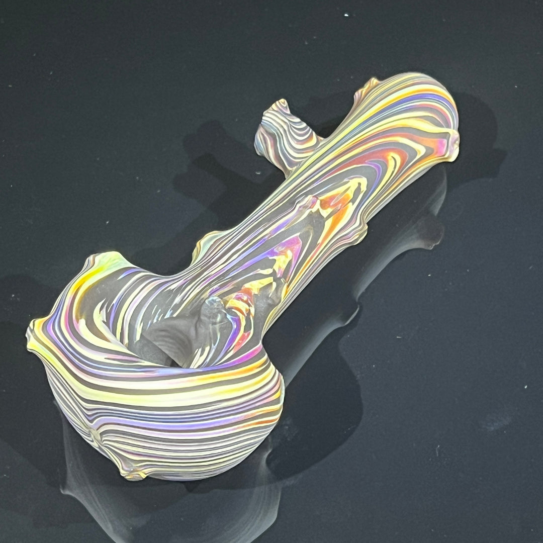 Woodgrain Branch Spoon Glass Pipe Wazoo Glass