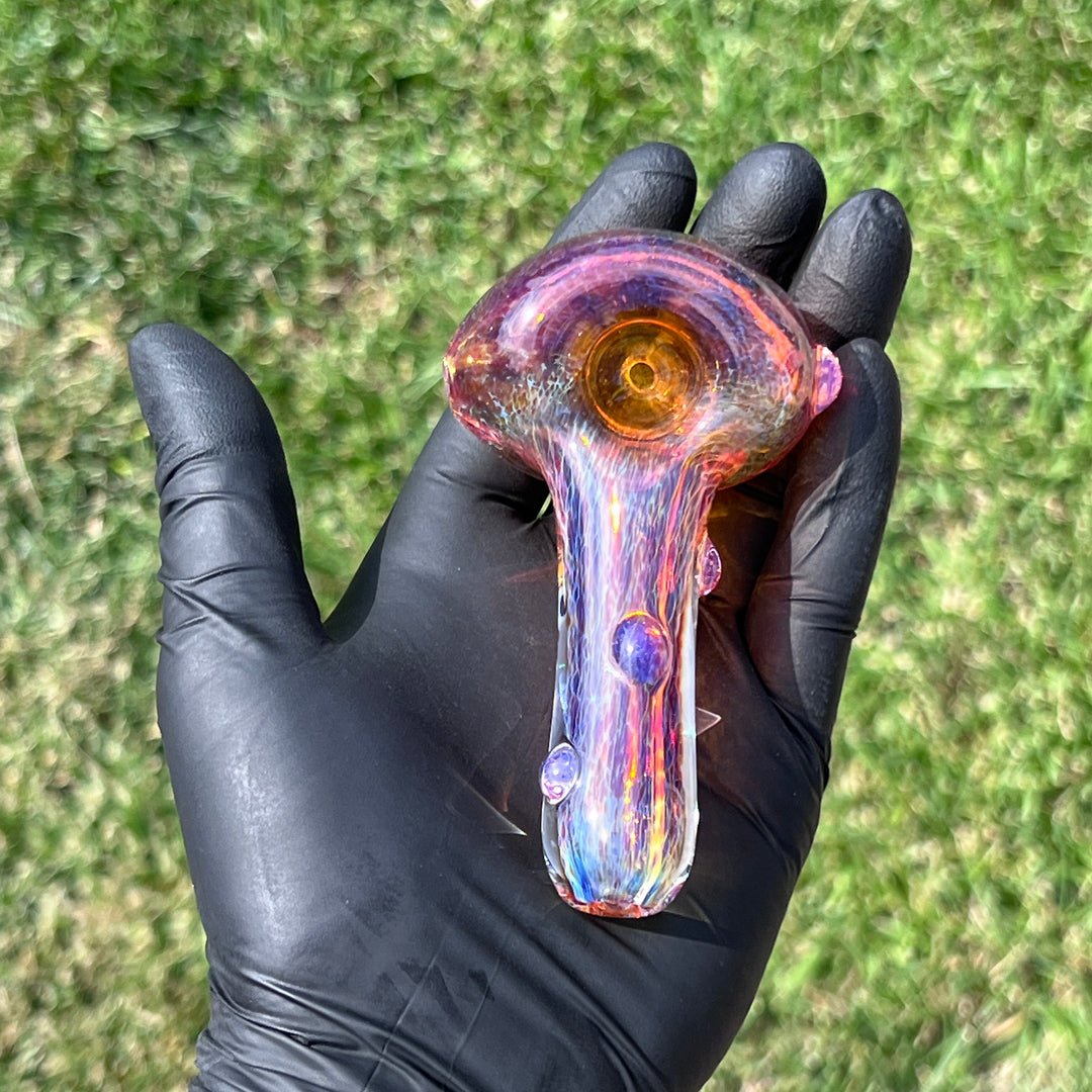 Thick Purple Pipe Glass Pipe Chuck Glass   