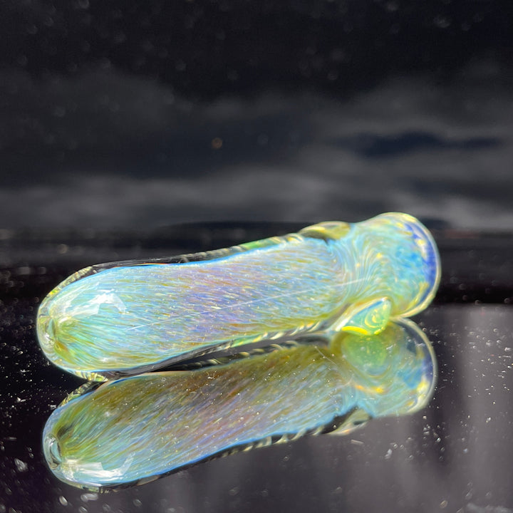 Mystery Aventurine Chillum Glass Pipe Chuck Glass   