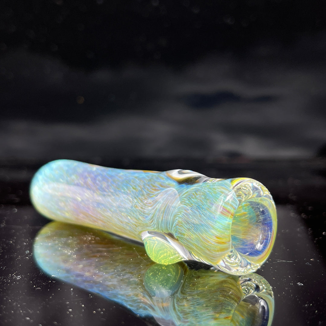 Mystery Aventurine Chillum Glass Pipe Chuck Glass   