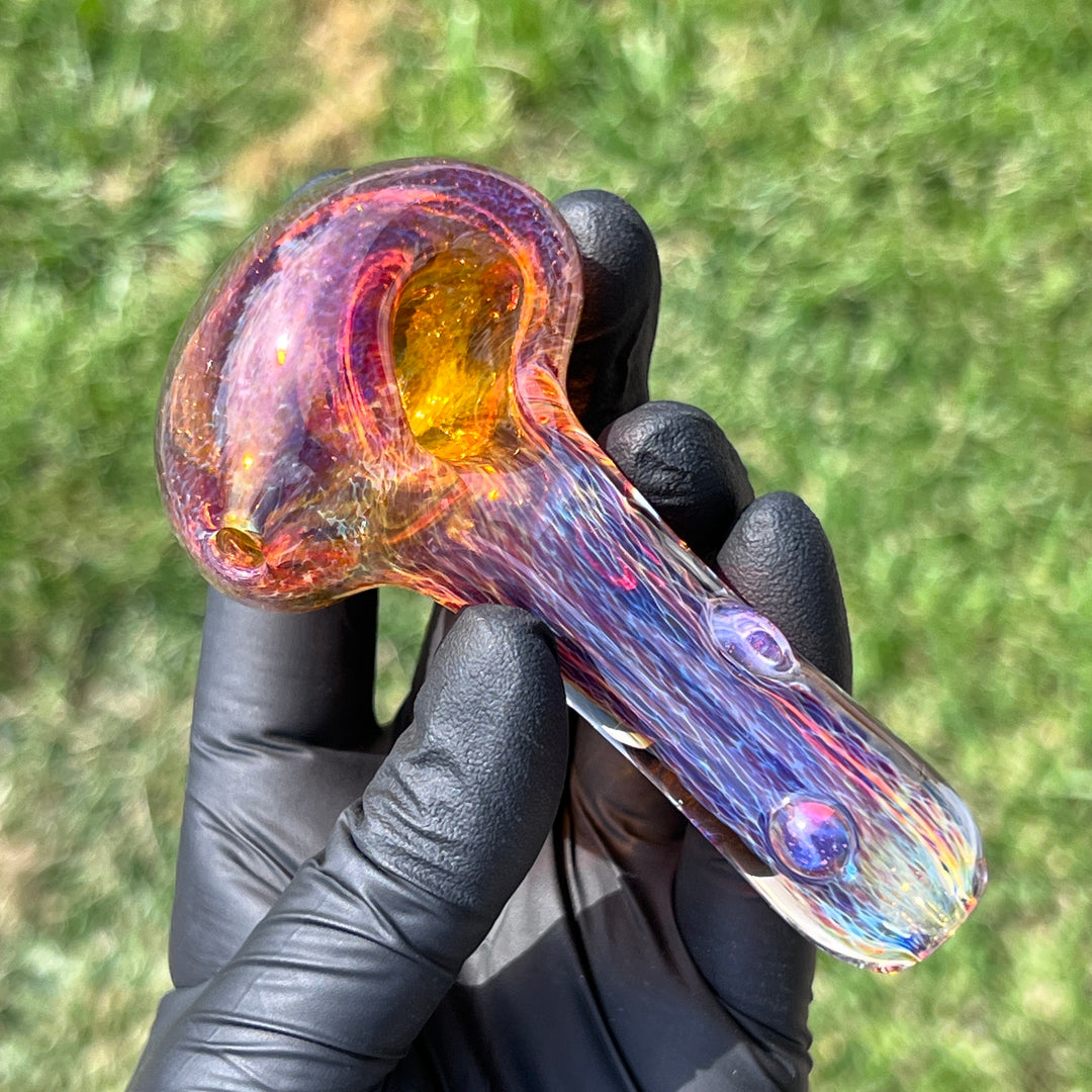 Thick Purple Pipe Glass Pipe Chuck Glass   