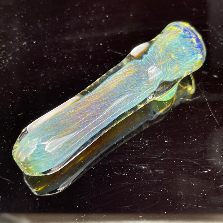 Mystery Aventurine Chillum Glass Pipe Chuck Glass   